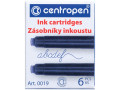 Картриджи чернильные Centropen синие, 6шт., картонная коробка 
