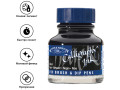 Тушь Winsor&Newton для каллиграфии (синяя крышка), 30мл, черная