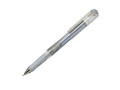 Ручка гелевая СЕРЕБРО 1,0 мм. Pentel Hybrid Gel Grip DX  с металлическим наконечником