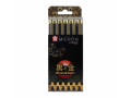 Набор линеров Sakura "Pigma Micron Gold Limited Edition" 6 шт (005-08) черный
