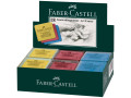 Ластик-клячка Faber-Castell, формопласт, 40*35*10мм, ассорти, пластик. контейнер