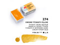 Титанат хрома жёлтый акварель «Белые ночи» в кювете, 2,5мл. № 274