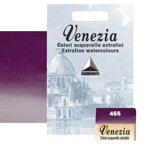 Краска акварельная "Venezia" № 465 Permanent Violet Reddish Краска акварельная "Venezia" № 465 Permanent Violet Reddish