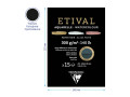 Альбом-склейка для акварели Clairefontaine "Etival"  А5, 15л. Торшон. 300г/м2  ( чёрный )  