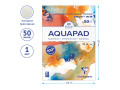 Альбом для акварели 50л., А4, на склейке Clairefontaine "Goldline Aqua", 300г/м2, холод. прессование