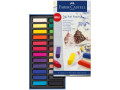 Набор сухой мягкой пастели Faber-Castell "Soft pastels", 24 цв., 1/2мелка, картон. упак.
